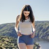 Shorty JEANNE coton bio Bleu Minéral