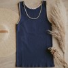 débardeur COSY BLEU 100%  coton bio 