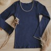 Tee-Shirt COSY BLEU 100%  coton bio 