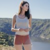 Shorty JEANNE coton bio terre de Sienne