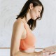 JUNIE - brassière coton bio - Orange POP
