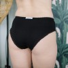 Culotte CLAUDINE coton bio NOIR